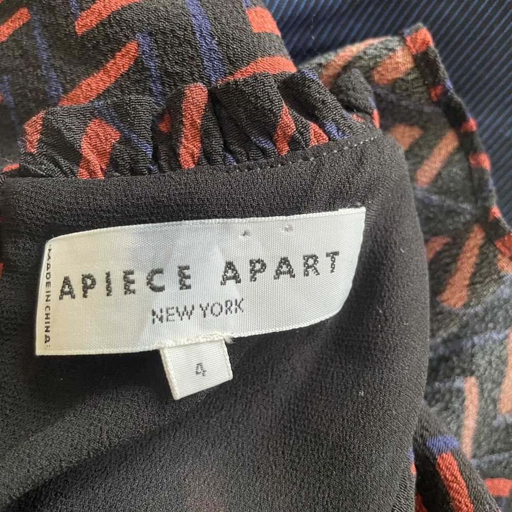 Apiece Apart New York ruffle top blouse, size US 4 - Picture 3 of 11